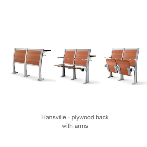 Hansville 920 - plywood back with arms