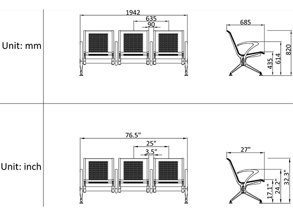 leacom seating 517nx