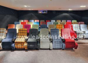 leadcom cinema seating installation BLYTHSWOOD CINEMA