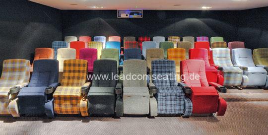 leadcom cinema seating installation BLYTHSWOOD CINEMA