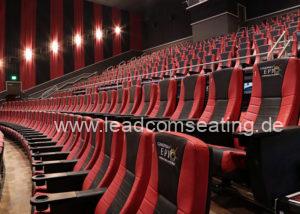 leadcom cinema seating installation Cinergy Cinema