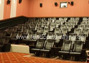 leadcom cinema seating installation Gate way cinema