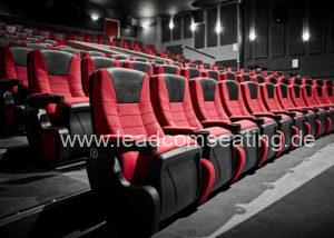 leadcom cinema seating installation Kom-bi project Danmark