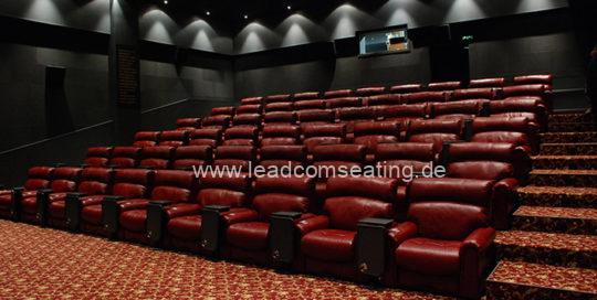 leadcom cinema seating installation LATVIA PROJECT