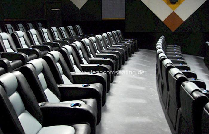 leadcom cinema seating installation Northridge Cinema 10