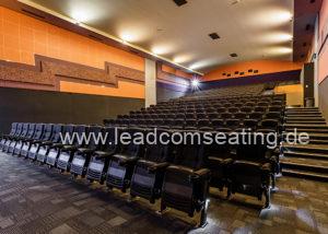 leadcom cinema seating installation Paradiso cinema