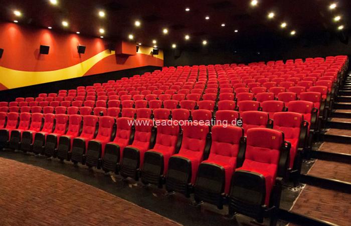 leadcom cinema seating installation Platinum Cineplex 1
