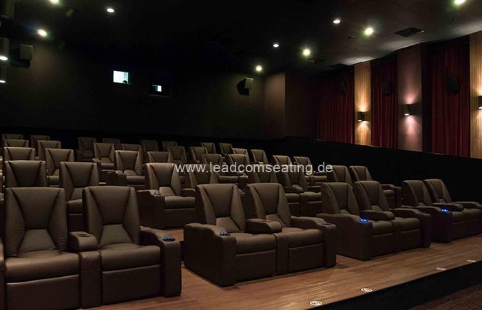 leadcom cinema seating installation Platinum Cineplex Times City
