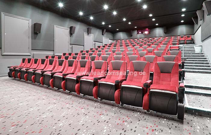 leadcom cinema seating installation Ringkbing CINEMA 1