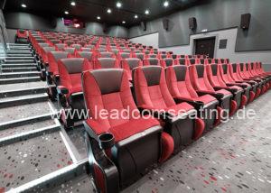 leadcom cinema seating installation Ringkbing CINEMA