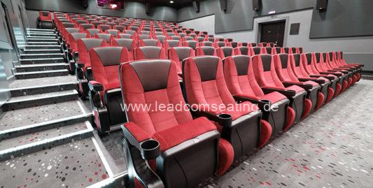 leadcom cinema seating installation Ringkbing CINEMA