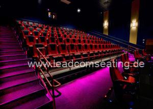 leadcom cinema seating installation ST.AUGUSTINE