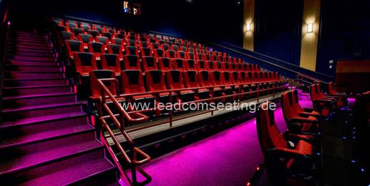 leadcom cinema seating installation ST.AUGUSTINE