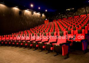 leadcom cinema seating installation Scale Cinema