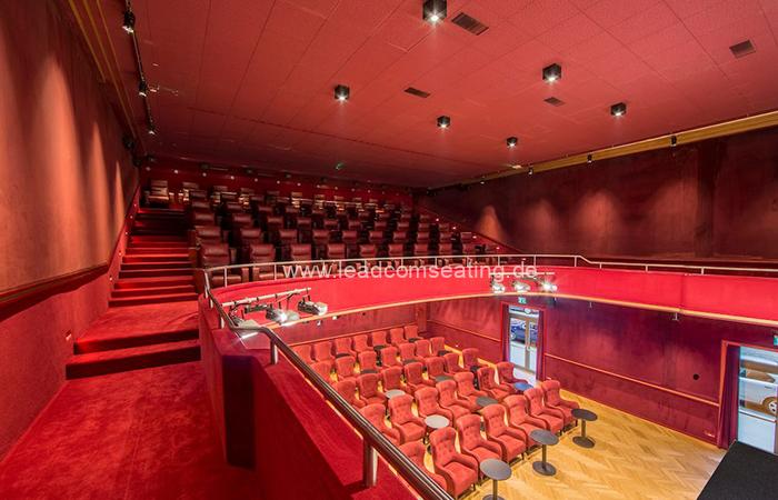 leadcom cinema seating installation Youcinema Switzerland 1