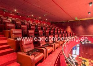 leadcom cinema seating installation Youcinema Switzerland