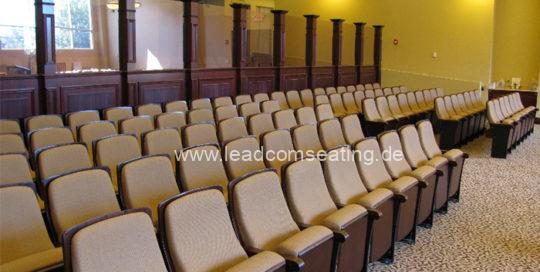 leadcom seating auditorium seating installation NJ Synagogue 1