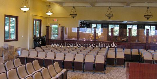 leadcom seating auditorium seating installation NJ Synagogue