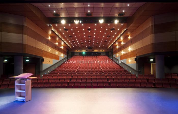 leadcom seating auditorium seating installation Reehors Theatre 2