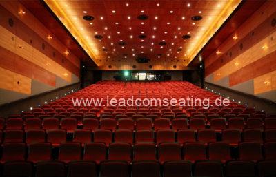 leadcom seating auditorium seating installation Reehors Theatre