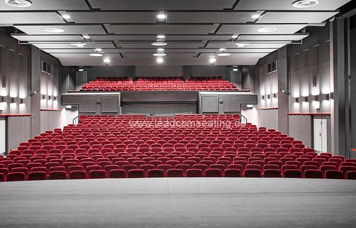 leadcom seating auditorium seating installation Slagelse Theater 2