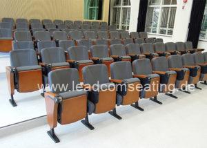 leadcom seating auditorium seating installation University of Hong Kong May Hall