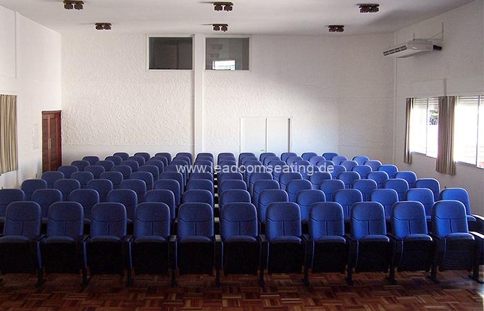 leadcom seating auditorium seating installation Uruguay Defense Department