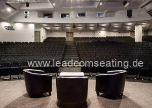 leadcom seating auditorium seating installation Wesley Theatre