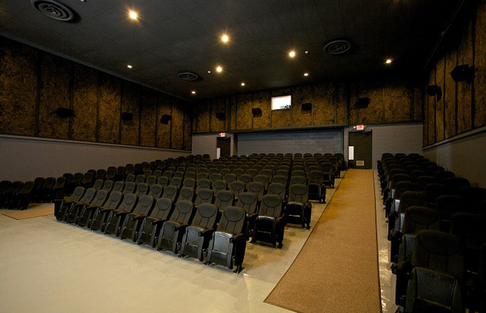 leadcom seating cinema seating installation PLEASANT VALLEY PLAZA